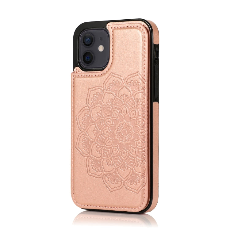 Custodia mandala in PU e TPU per iPhone 12 Mini