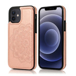 Custodia mandala in PU e TPU per iPhone 12 Mini