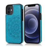 Custodia mandala in PU e TPU per iPhone 12 Mini
