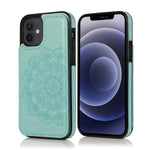 Custodia mandala in PU e TPU per iPhone 12 Mini
