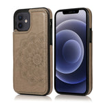 Custodia mandala in PU e TPU per iPhone 12 Mini