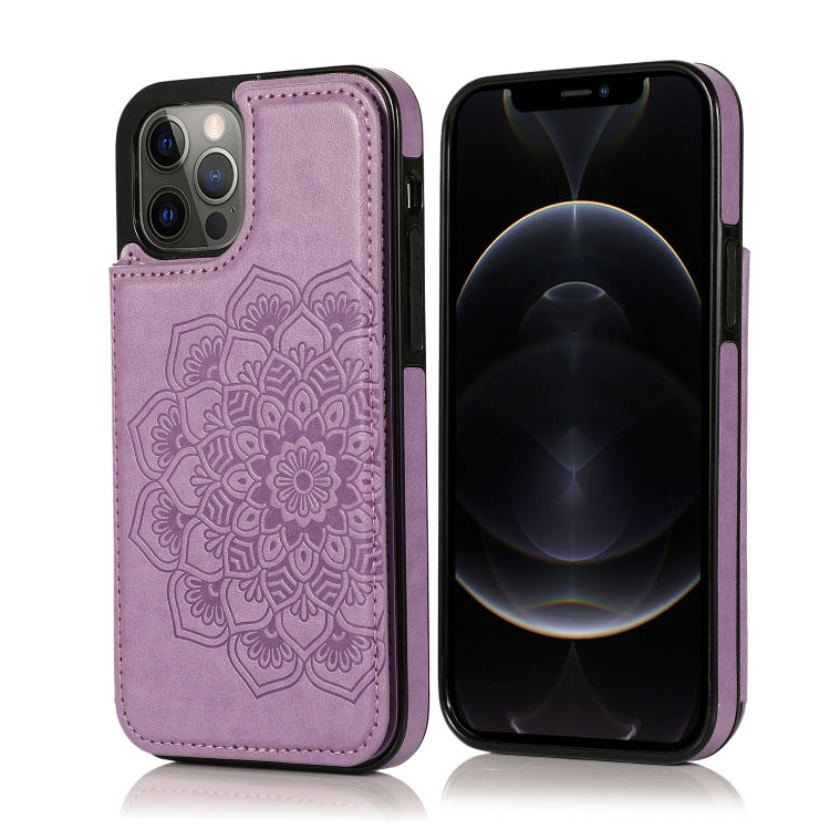 Custodia mandala in PU e TPU per iPhone 12 Mini