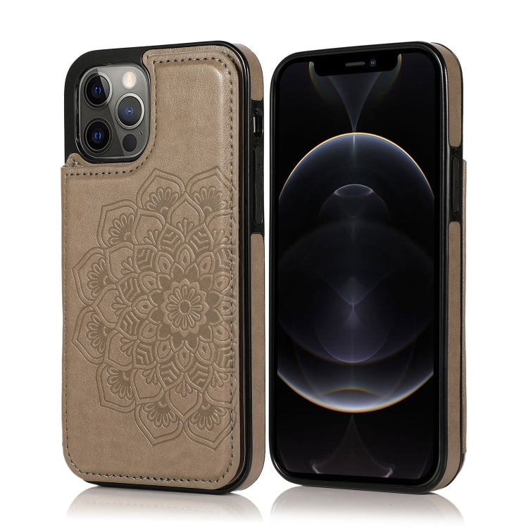 Custodia mandala in PU e TPU per iPhone 12 Mini