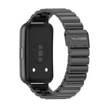 Cinturino per orologio MIJOBS in acciaio inossidabile con fibbia a maglie di bambù., For Huawei Band 11 / Band 11 Pro