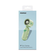 Ventilatore pieghevole ad alta velocità MOMAX IF22 GO CLAMP con clip per ombrello.