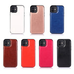 Custodia portafoglio in pelle PU e TPU per iPhone 12 e 12 Pro