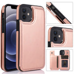 Custodia portafoglio in pelle PU e TPU per iPhone 12 e 12 Pro