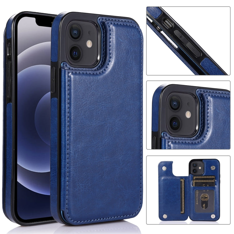 Custodia portafoglio in pelle PU e TPU per iPhone 12 e 12 Pro