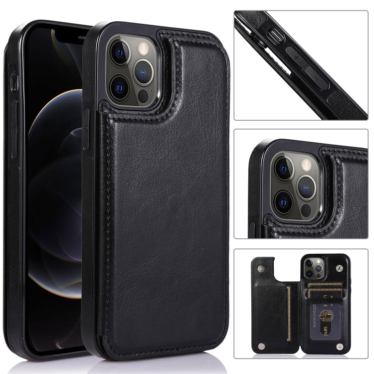 Custodia portafoglio in pelle PU e TPU per iPhone 12 e 12 Pro