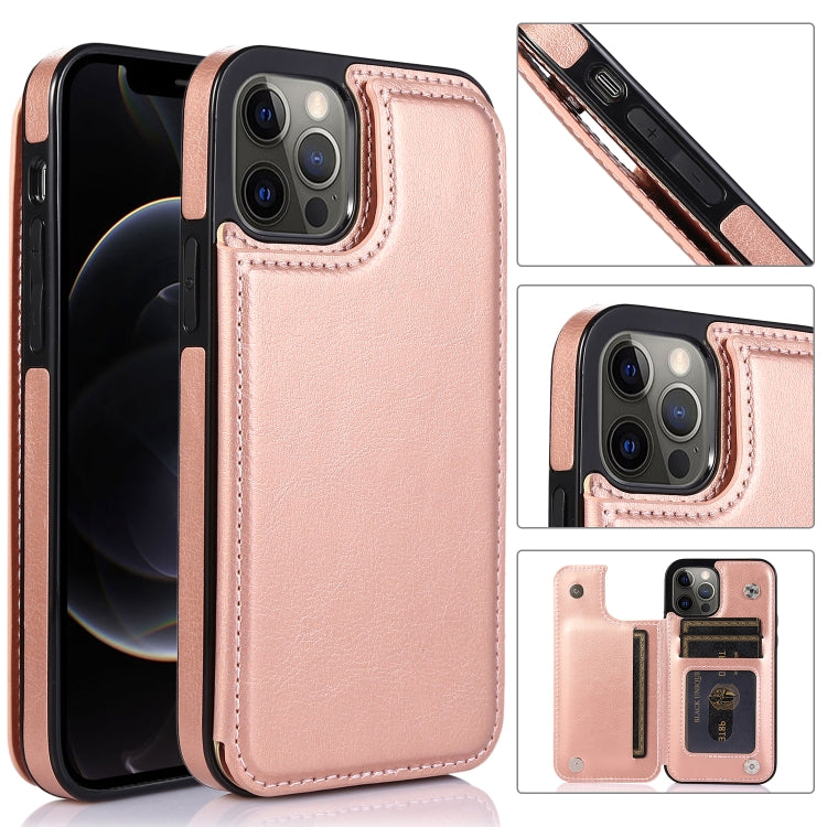 Custodia portafoglio in pelle PU e TPU per iPhone 12 e 12 Pro