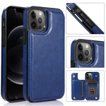 Custodia portafoglio in pelle PU e TPU per iPhone 12 e 12 Pro