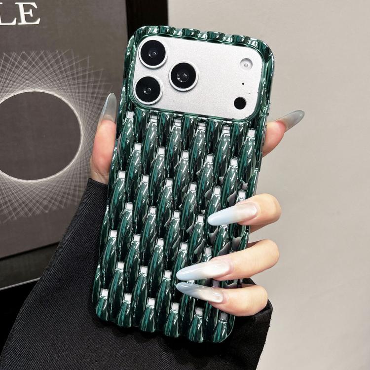 Custodia per telefono in TPU con texture attorcigliata galvanizzata e dissipazione del calore., For iPhone 17 Pro Max, For iPhone 17 Pro, For iPhone 17, For iPhone 16 Pro Max