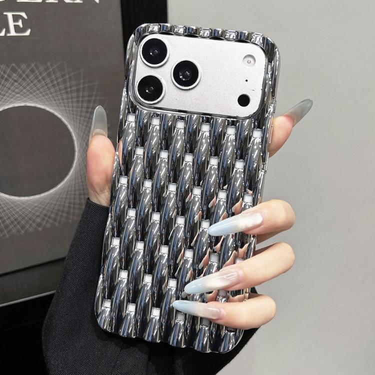 Custodia per telefono in TPU con texture attorcigliata galvanizzata e dissipazione del calore., For iPhone 17 Pro Max, For iPhone 17 Pro, For iPhone 17, For iPhone 16 Pro Max