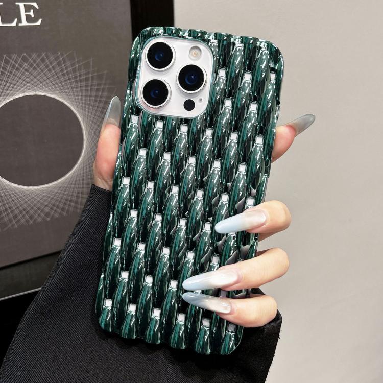 Custodia per telefono in TPU con texture attorcigliata galvanizzata e dissipazione del calore., For iPhone 14, For iPhone 14 Pro, For iPhone 14 Pro Max, For iPhone 13 Pro Max