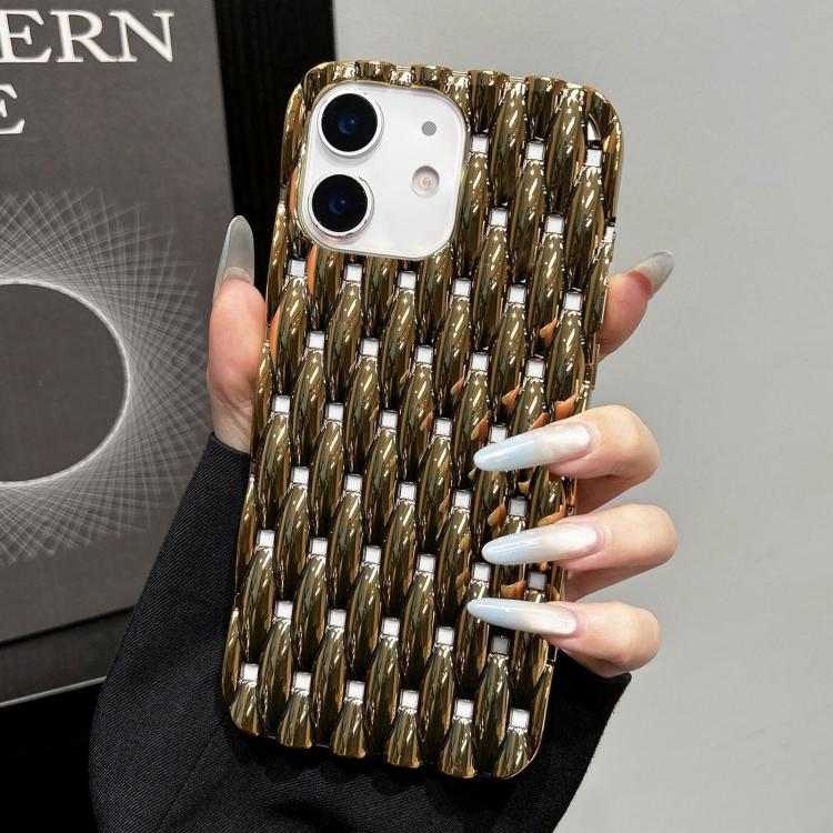 Custodia per telefono in TPU con texture attorcigliata galvanizzata e dissipazione del calore., For iPhone 13 Pro, For iPhone 13, For iPhone 12, For iPhone 12 Pro Max