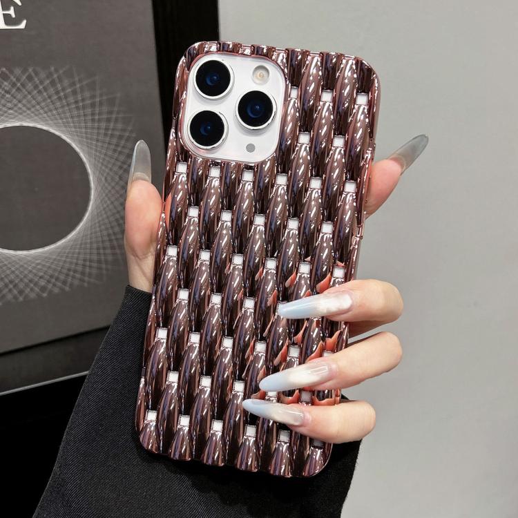 Custodia per telefono in TPU con texture attorcigliata galvanizzata e dissipazione del calore., For iPhone 12 Pro, For iPhone 11 Pro Max, For iPhone 11
