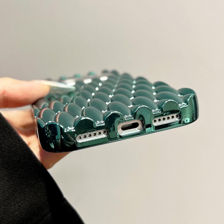 Custodia per telefono in TPU con texture attorcigliata galvanizzata e dissipazione del calore., For iPhone 15 Pro, For iPhone 15 Plus, For iPhone 15, For iPhone 14 Plus