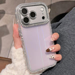 Custodia per telefono IMD PC in TPU con glitter Diamond Aurora su entrambi i lati, For iPhone 17 Pro Max, For iPhone 17 Pro, For iPhone 17, For iPhone 16 Pro Max