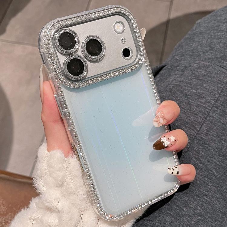 Custodia per telefono IMD PC in TPU con glitter Diamond Aurora su entrambi i lati, For iPhone 17 Pro Max, For iPhone 17 Pro, For iPhone 17, For iPhone 16 Pro Max