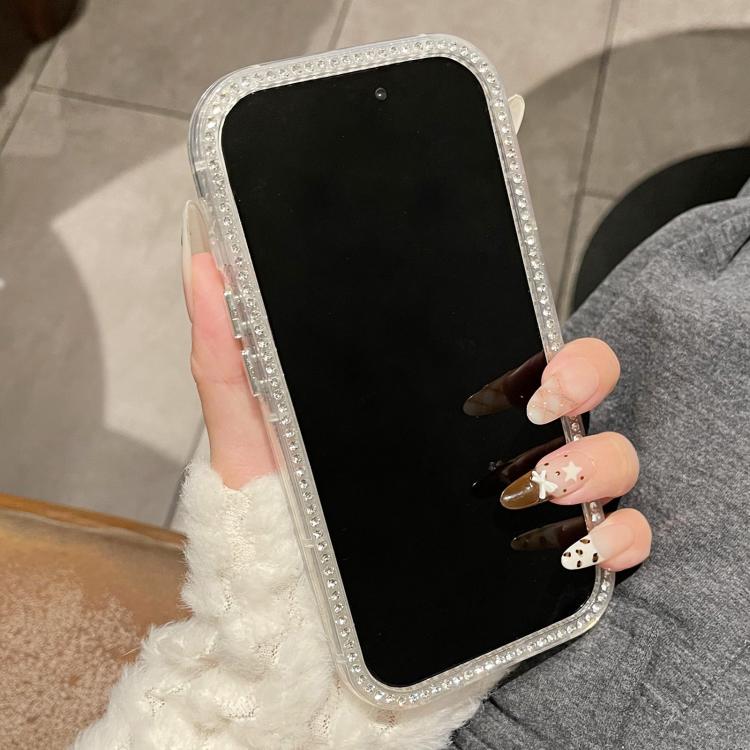 Custodia per telefono IMD PC in TPU con glitter Diamond Aurora su entrambi i lati, For iPhone 17 Pro Max, For iPhone 17 Pro, For iPhone 17, For iPhone 16 Pro Max