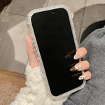 Custodia per telefono IMD PC in TPU con glitter Diamond Aurora su entrambi i lati, For iPhone 15 Pro, For iPhone 15, For iPhone 14 / 13, For iPhone 14 Pro