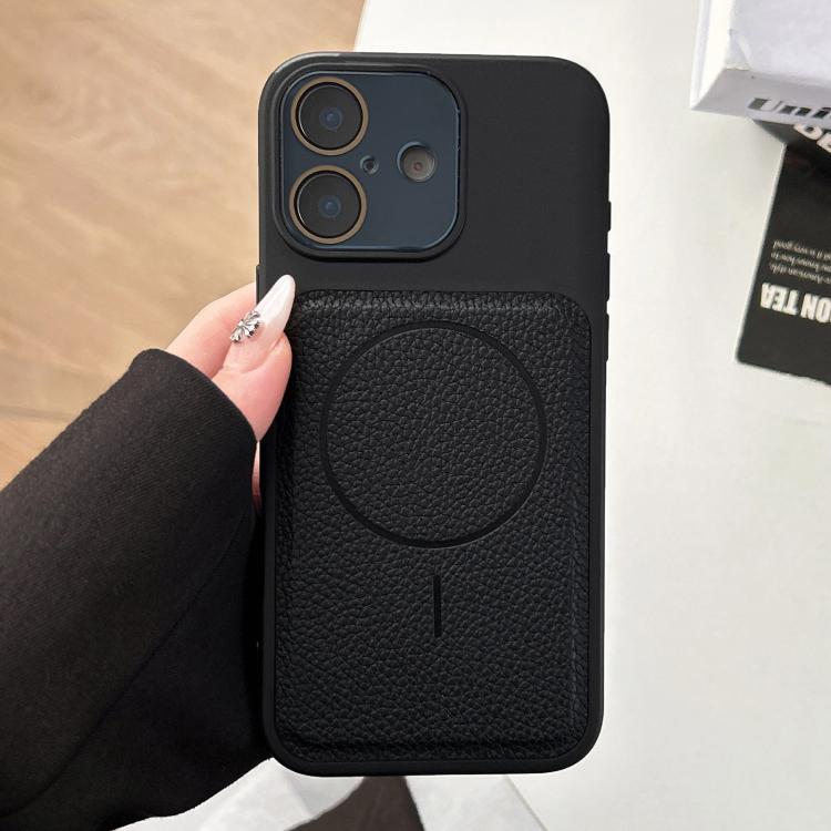 Si trasforma in 17 custodie magnetiche in TPU con texture effetto pelle di litchi., For iPhone 16 Pro, For iPhone 16 Plus, For iPhone 16, For iPhone 15 Pro Max