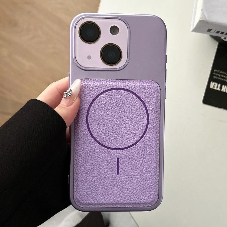 Si trasforma in 17 custodie magnetiche in TPU con texture effetto pelle di litchi., For iPhone 15 Pro, For iPhone 15 Plus, For iPhone 15, For iPhone 14 Plus