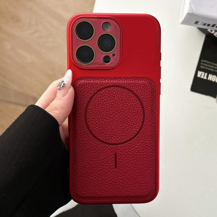 Si trasforma in 17 custodie magnetiche in TPU con texture effetto pelle di litchi., For iPhone 14, For iPhone 14 Pro, For iPhone 14 Pro Max, For iPhone 13 Pro Max