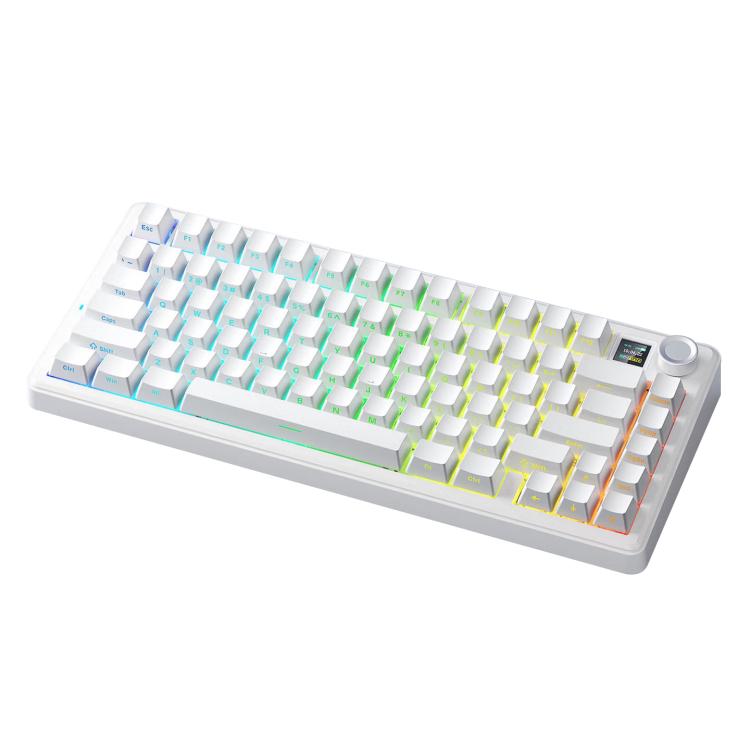 AULA F75MAX 80 Keys Wired/2.4G/Bluetooth Three Model Customized RGB Mechanical Keyboard