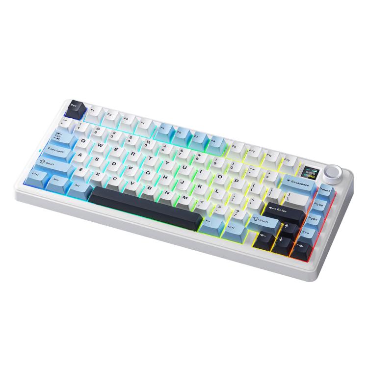 AULA F75MAX 80 Keys Wired/2.4G/Bluetooth Three Model Customized RGB Mechanical Keyboard