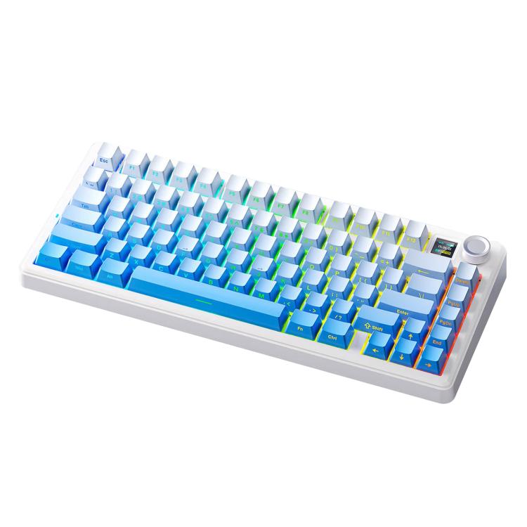 AULA F75MAX 80 Keys Wired/2.4G/Bluetooth Three Model Customized RGB Mechanical Keyboard