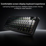 AULA F75MAX 80 Keys Wired/2.4G/Bluetooth Three Model Customized RGB Mechanical Keyboard