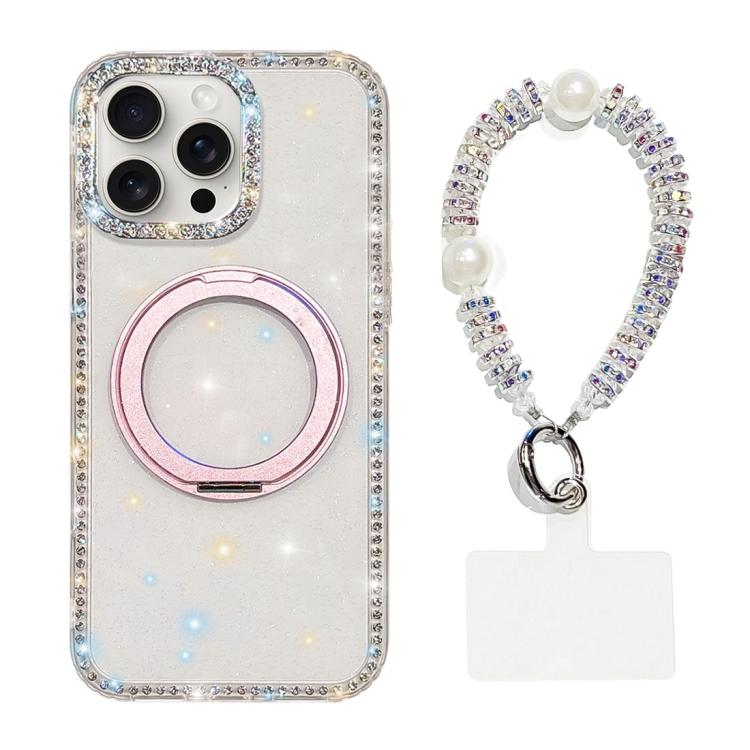 Custodia per telefono Diamond IMD con supporto magnetico in metallo e cinturino, rotazione a 360°., For iPhone 13 Pro Max, For iPhone 13 Pro