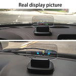 C1 OBD2 + Modalità GPS Car HUD Head-up Display Bussola/Velocità/Temperatura dell'acqua/Visualizzazione tensione/Allarme velocità/Allarme guasto, C1 Without Navigation Function