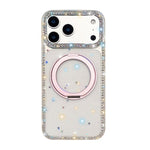 Custodia per telefono Diamond IMD con supporto magnetico in metallo e rotazione a 360°., For iPhone 17e / 16e, For iPhone 17 Pro Max