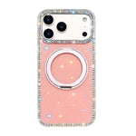 Custodia per telefono Diamond IMD con supporto magnetico in metallo e rotazione a 360°., For iPhone 17e / 16e, For iPhone 17 Pro Max
