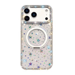 Custodia per telefono Diamond IMD con supporto magnetico in metallo e rotazione a 360°., For iPhone 17 Pro, For iPhone 17