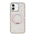 Custodia per telefono Diamond IMD con supporto magnetico in metallo e rotazione a 360°., For iPhone 17 Pro, For iPhone 17
