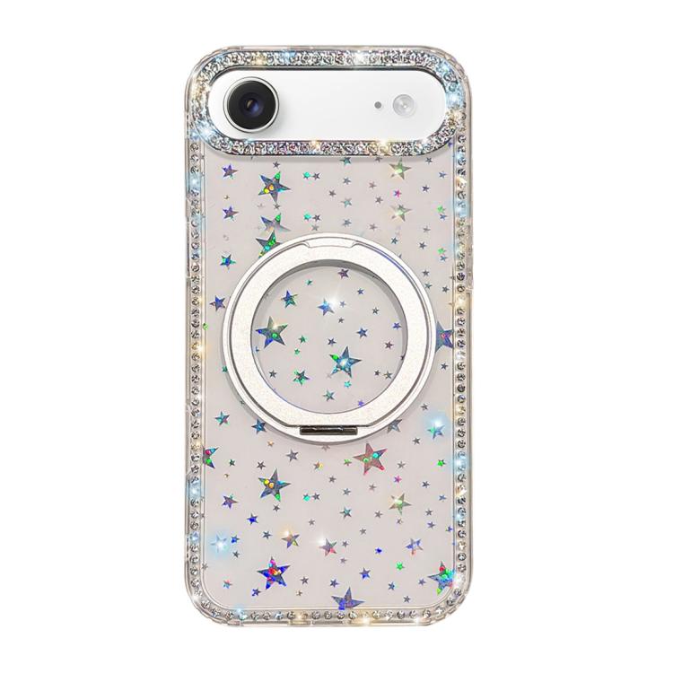 Custodia per telefono Diamond IMD con supporto magnetico in metallo e rotazione a 360°., For iPhone Air, For iPhone 16 Pro Max