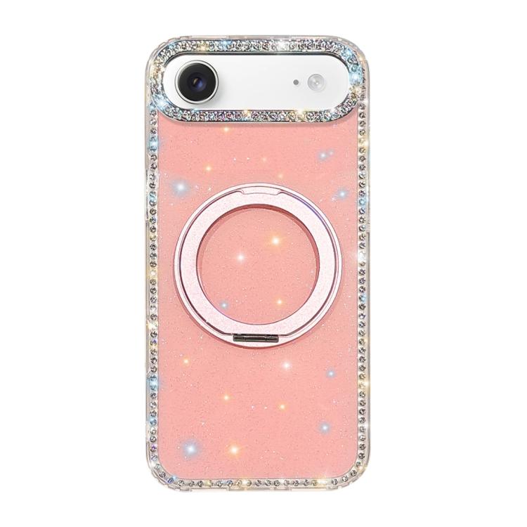 Custodia per telefono Diamond IMD con supporto magnetico in metallo e rotazione a 360°., For iPhone Air, For iPhone 16 Pro Max