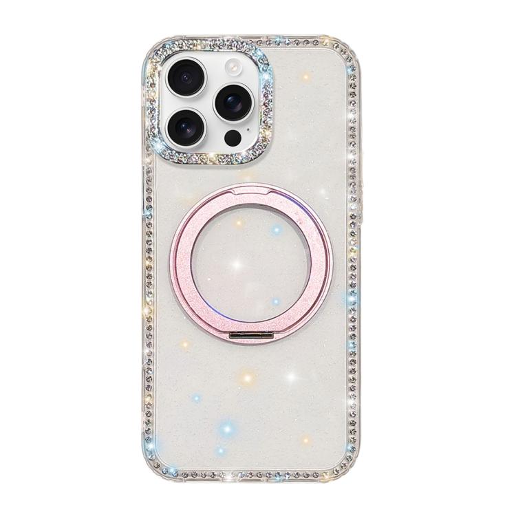 Custodia per telefono Diamond IMD con supporto magnetico in metallo e rotazione a 360°., For iPhone Air, For iPhone 16 Pro Max