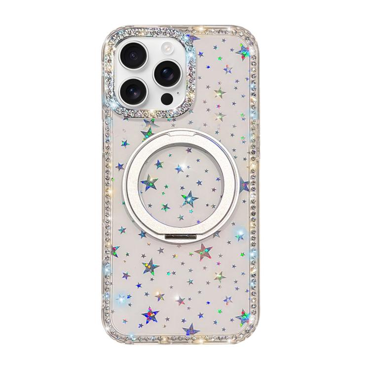 Custodia per telefono Diamond IMD con supporto magnetico in metallo e rotazione a 360°., For iPhone Air, For iPhone 16 Pro Max