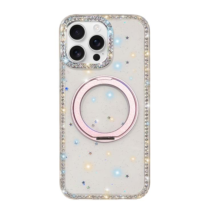 Custodia per telefono Diamond IMD con supporto magnetico in metallo e rotazione a 360°., For iPhone Air, For iPhone 16 Pro Max