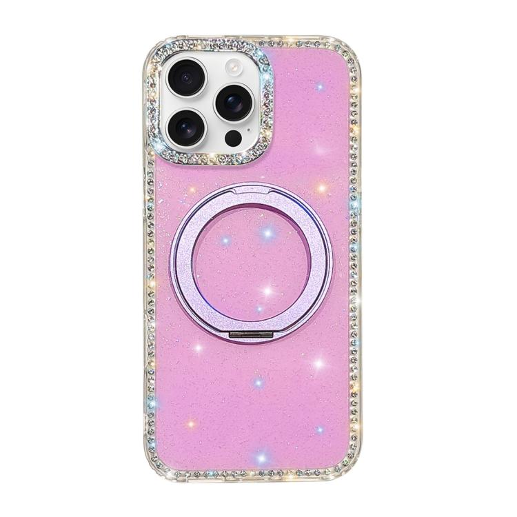Custodia per telefono Diamond IMD con supporto magnetico in metallo e rotazione a 360°., For iPhone Air, For iPhone 16 Pro Max