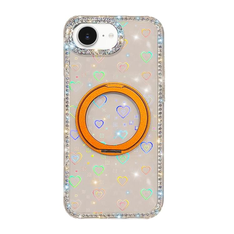 Custodia per telefono Diamond IMD con supporto magnetico in metallo e rotazione a 360°., For iPhone 17e / 16e, For iPhone 17 Pro Max