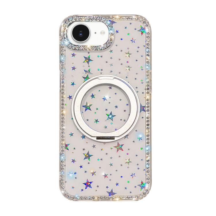 Custodia per telefono Diamond IMD con supporto magnetico in metallo e rotazione a 360°., For iPhone 17e / 16e, For iPhone 17 Pro Max