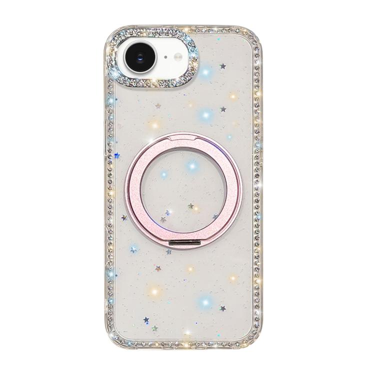 Custodia per telefono Diamond IMD con supporto magnetico in metallo e rotazione a 360°., For iPhone 17e / 16e, For iPhone 17 Pro Max