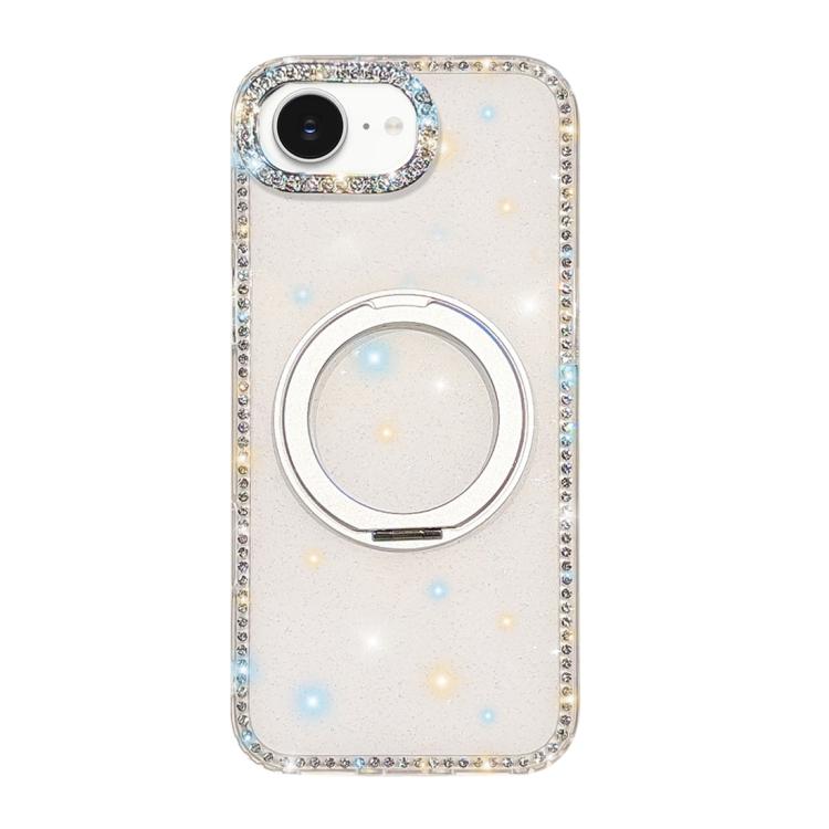 Custodia per telefono Diamond IMD con supporto magnetico in metallo e rotazione a 360°., For iPhone 17e / 16e, For iPhone 17 Pro Max