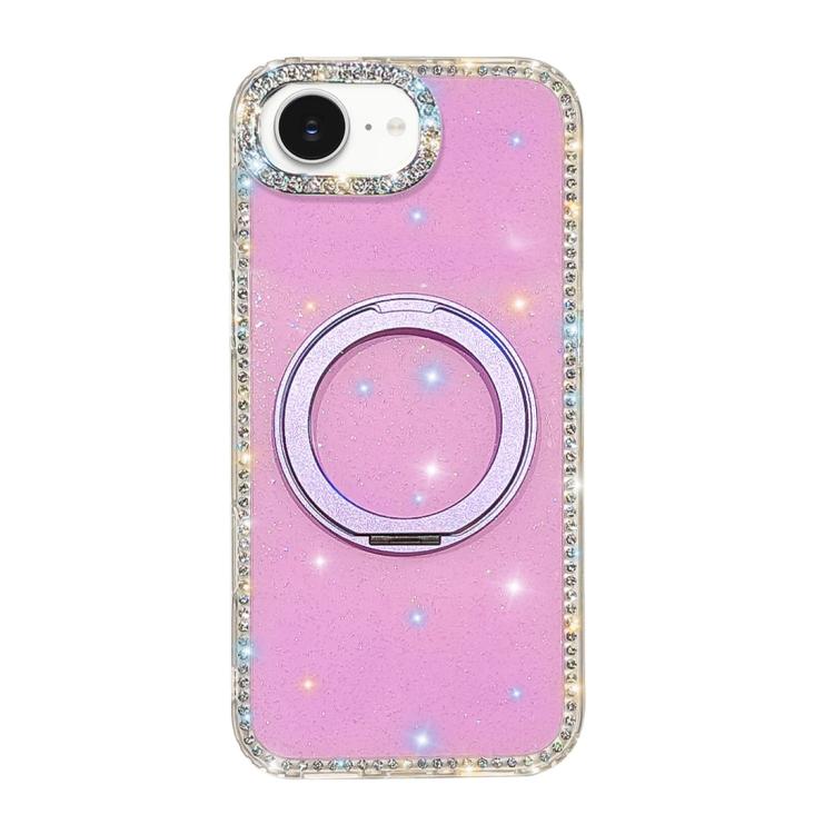 Custodia per telefono Diamond IMD con supporto magnetico in metallo e rotazione a 360°., For iPhone 17e / 16e, For iPhone 17 Pro Max