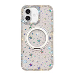 Custodia per telefono Diamond IMD con supporto magnetico in metallo e rotazione a 360°., For iPhone 16 Pro, For iPhone 16